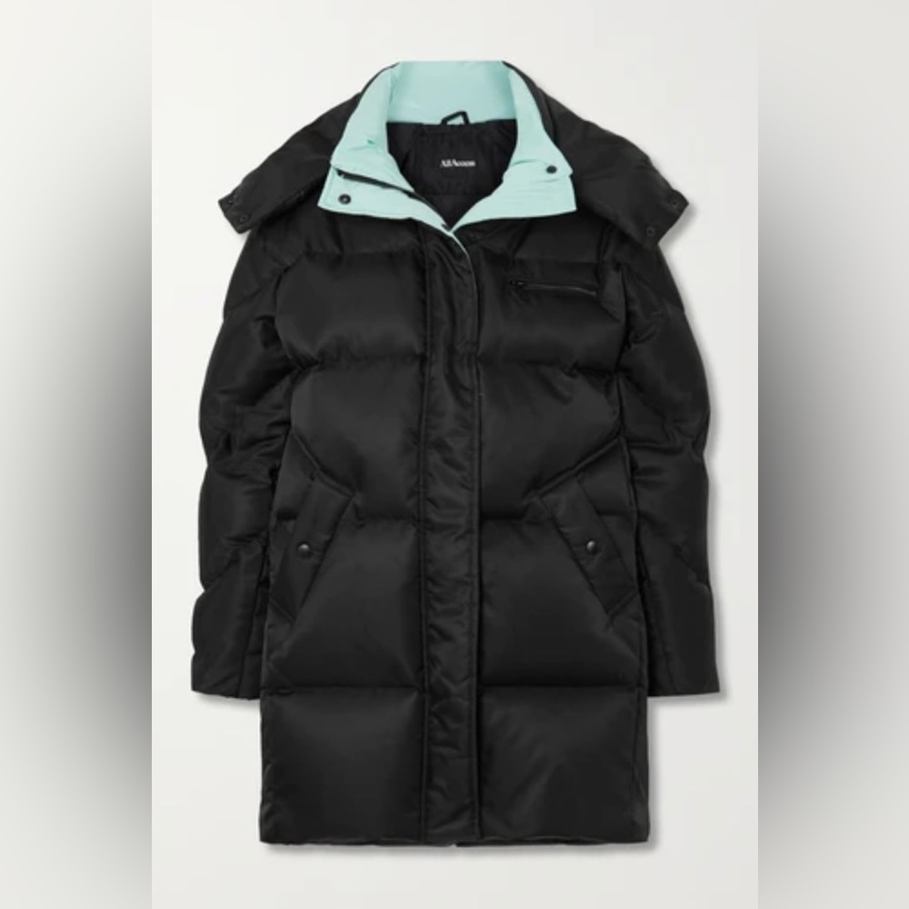 All Access Anthem Parka, Black with Mint Trim, Size M (NWOT) - Picture 4 of 9